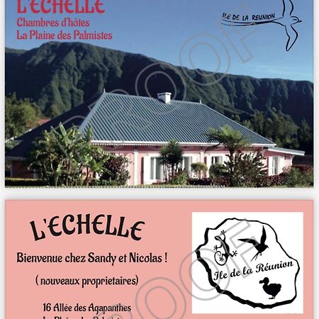 Bed and Breakfast L'Echelle à La Plaine-des-Palmistes Extérieur photo